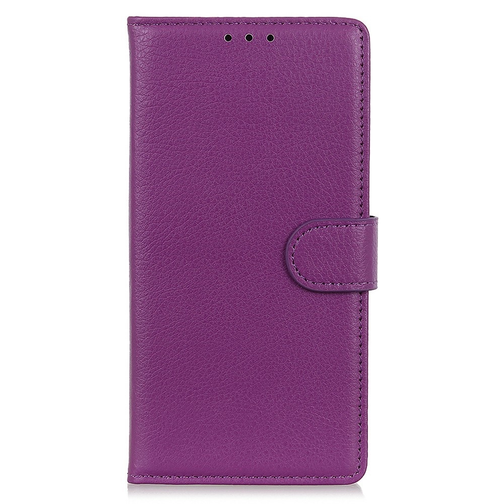 Litchie knížkové pouzdro na Xiaomi Redmi 15C 4G/5G (173mm) - fialové