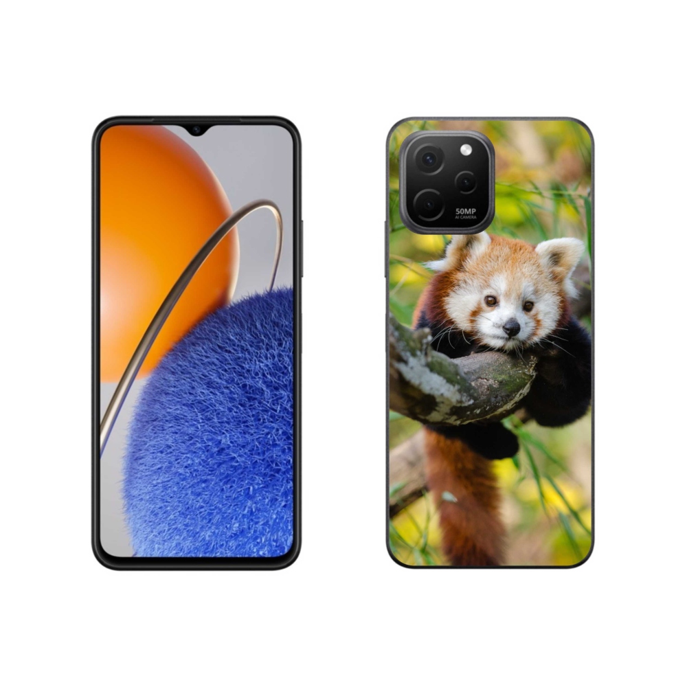 Gelový kryt mmCase na Huawei Nova Y61 - panda červená
