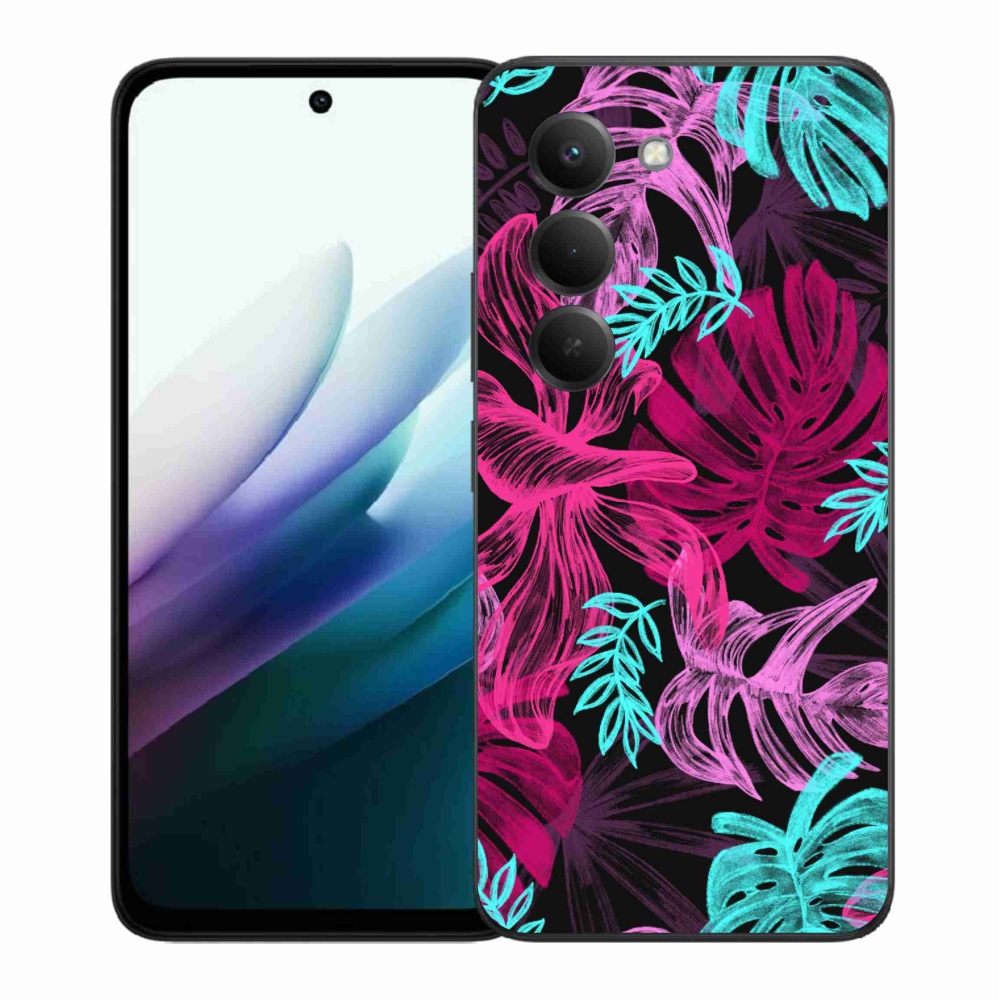 Gelový kryt mmCase na Xiaomi Redmi 15 4G/5G (171mm) - květiny 1