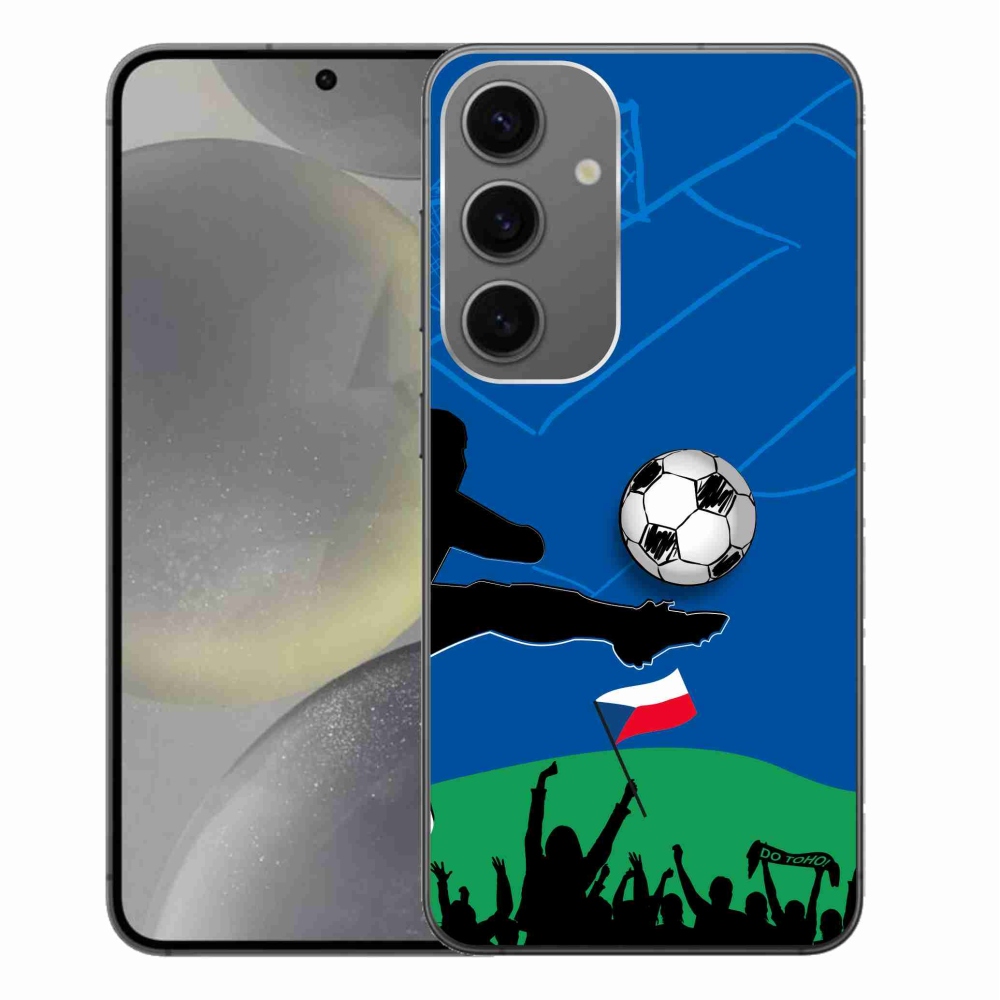 Gelový kryt mmCase na Samsung Galaxy S24+ - fanoušci fotbalu
