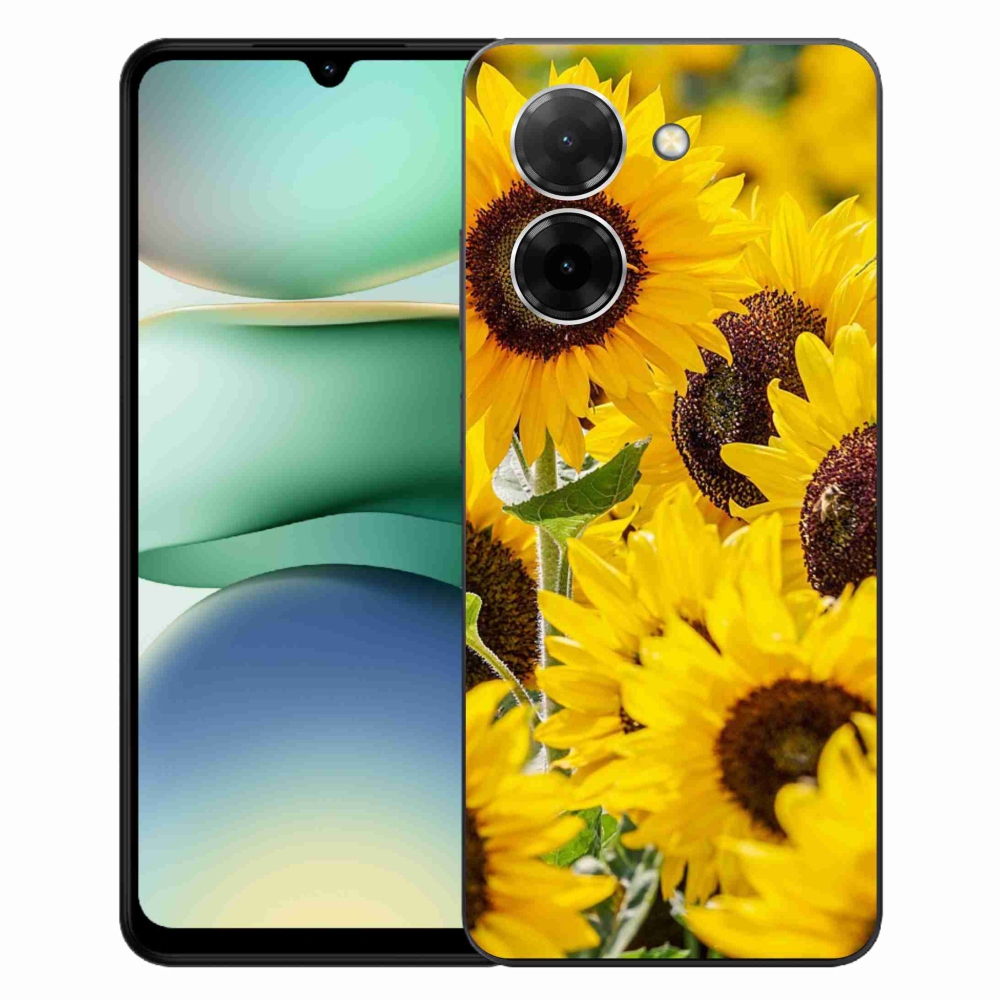 Gelový kryt mmCase na Xiaomi Redmi A5 (171.7x77.8x8.3mm) - slunečnice