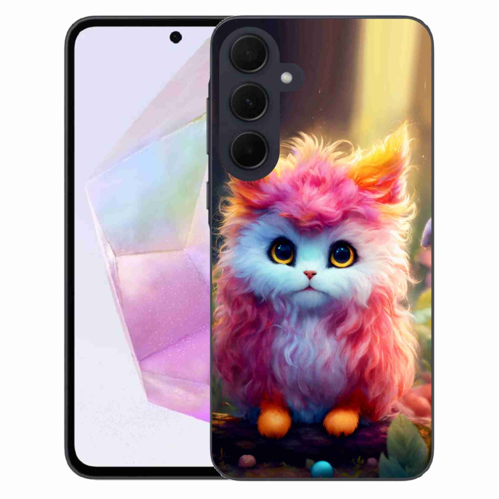 Gelový kryt mmCase na Samsung Galaxy A35 5G - roztomilé kotě 5