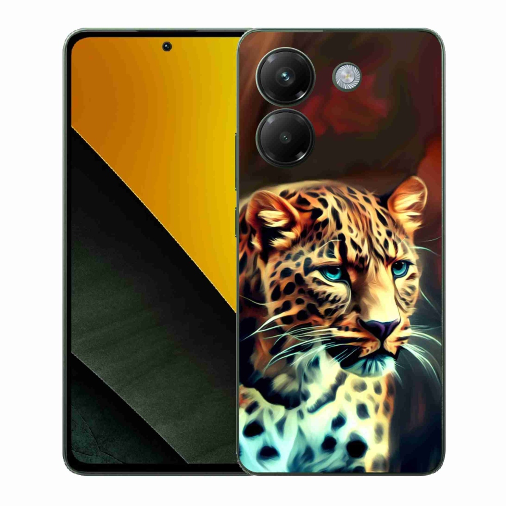 Gelový kryt mmCase na Xiaomi Poco M7 Pro 5G - leopard