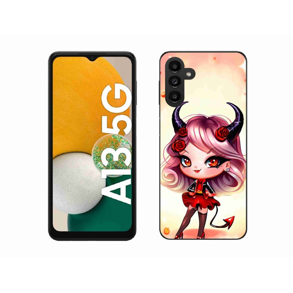 Gelový kryt mmCase na Samsung Galaxy A13 5G - kreslená čertice