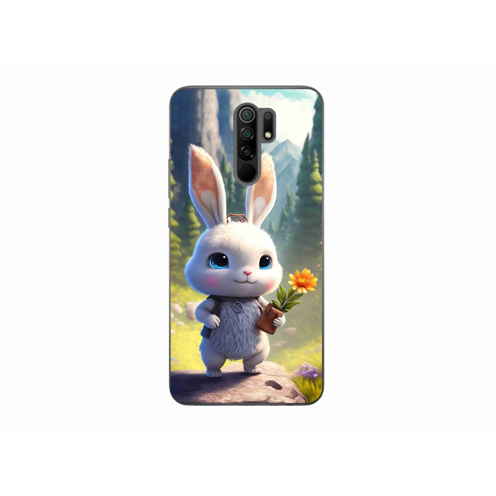 Gelový kryt mmCase na Xiaomi Redmi 9 - roztomilý králíček