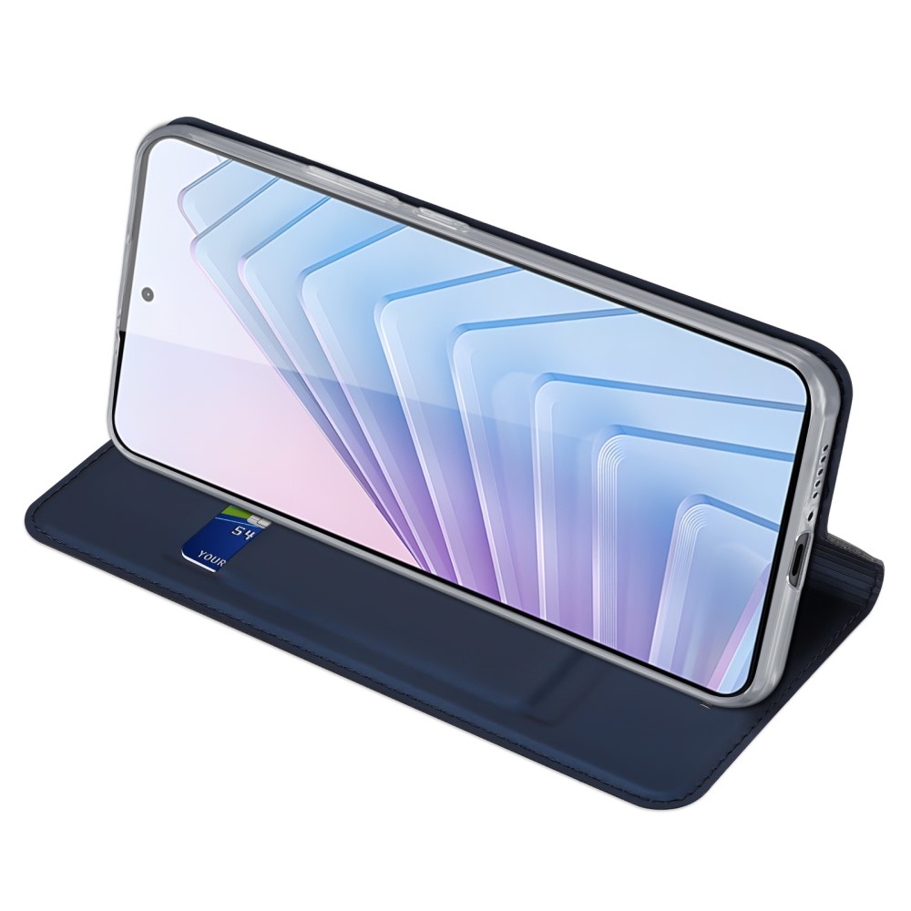 DUX knížkové pouzdro na Xiaomi Redmi Note 14 5G - tmavěmodré