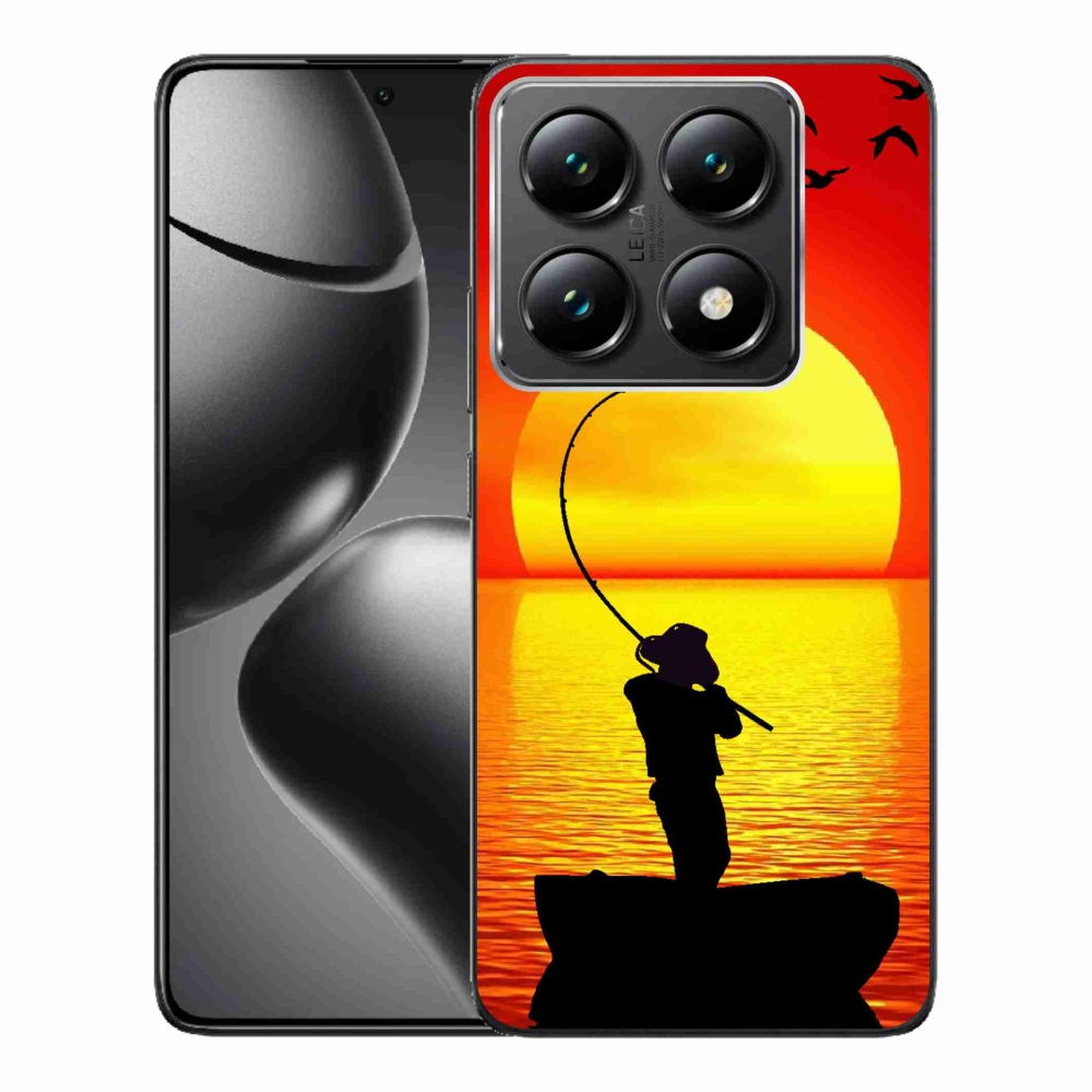 Gelový kryt mmCase na Xiaomi 14T Pro - rybaření