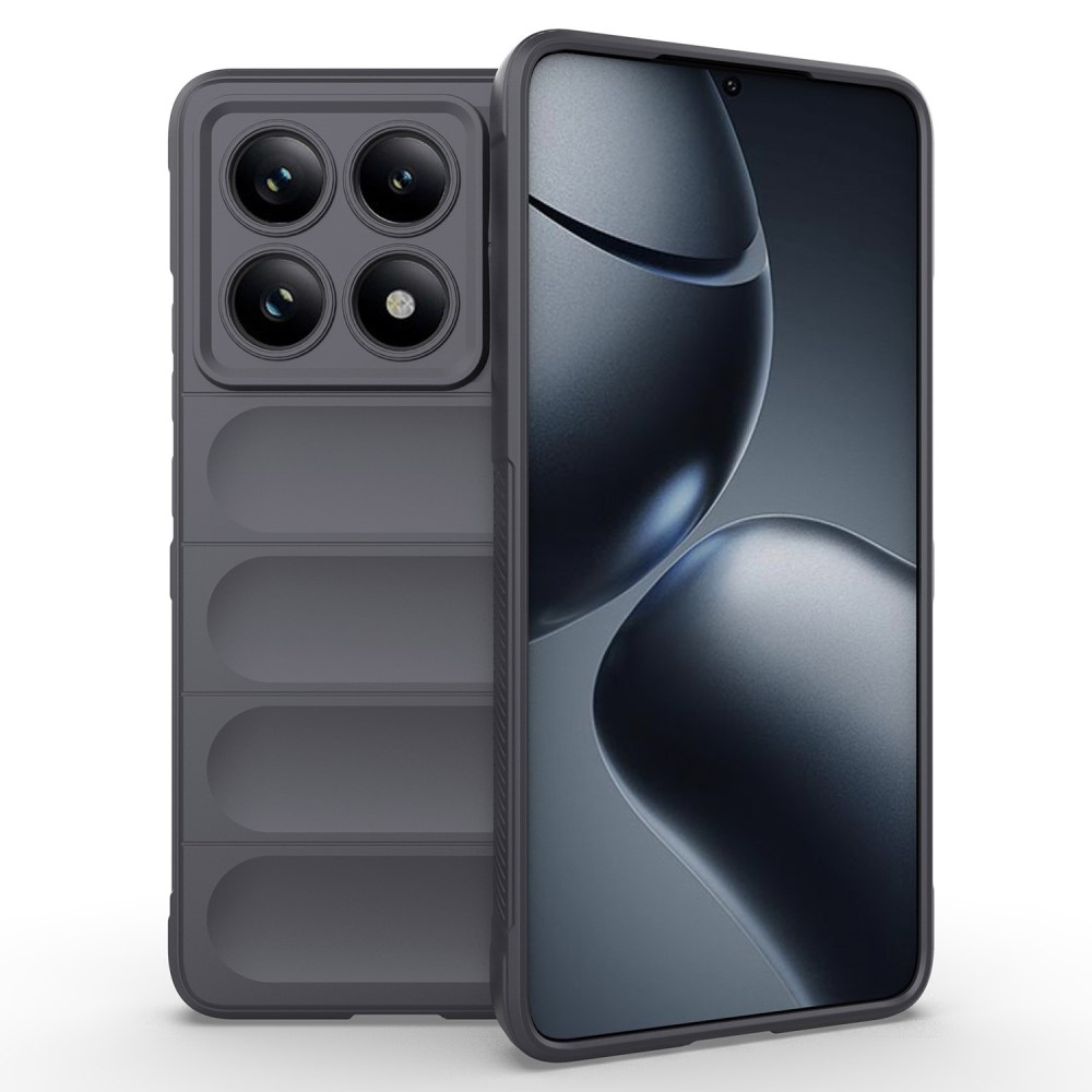 Rugg odolný gelový obal na Xiaomi Redmi Note 14 Pro 5G/Poco X7 5G - tmavěšedý