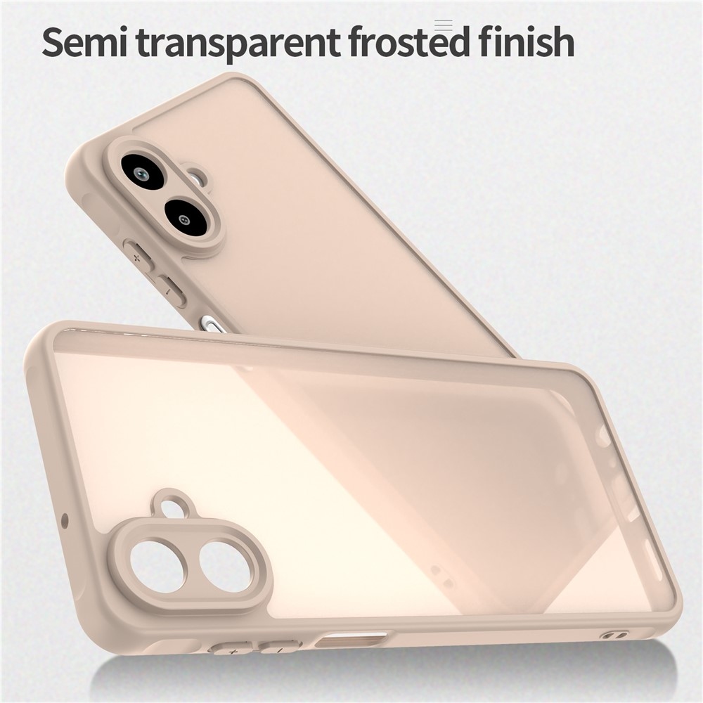Proof gelový obal s pevnými zády na Samsung Galaxy A07 4G - oranžový