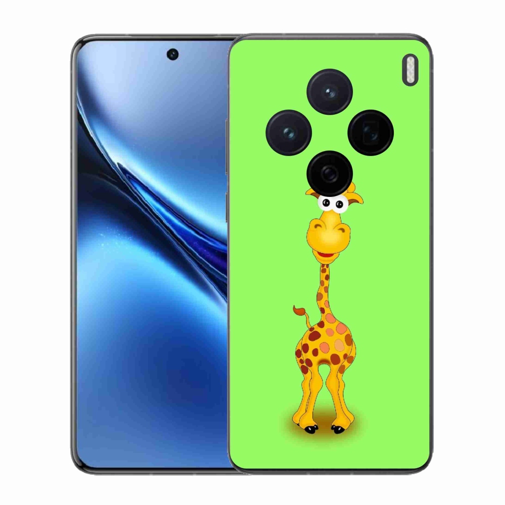 Gelový kryt mmCase na Vivo X200 5G - kreslená žirafa