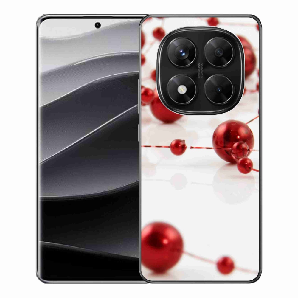 Gelový kryt mmCase na Xiaomi Redmi Note 14 Pro 5G/Poco X7 5G - vánoční řetěz