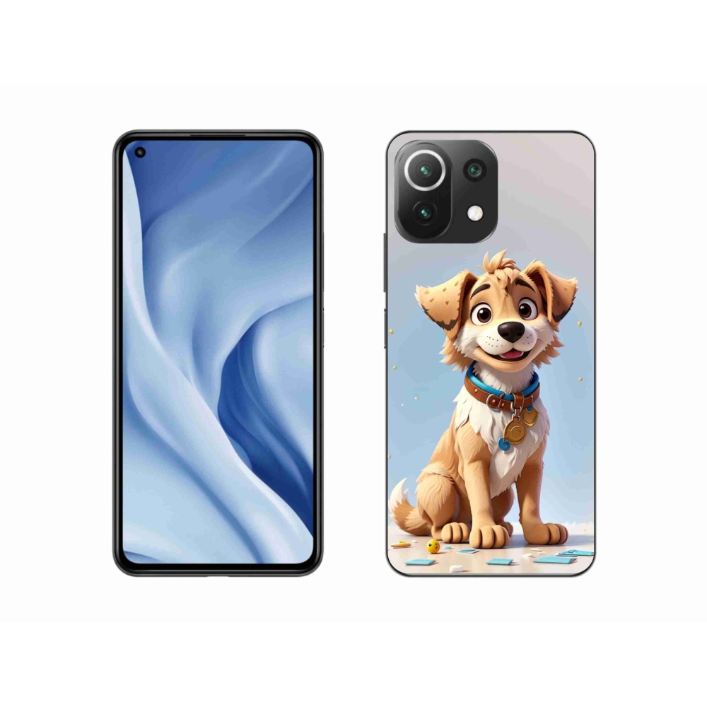 Gelový kryt mmCase na Xiaomi 11 Lite 5G NE - kreslené štěně