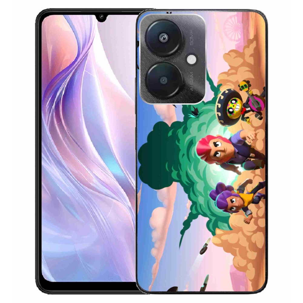 Gelový kryt mmCase na Xiaomi Redmi 13C 5G  - brawl stars
