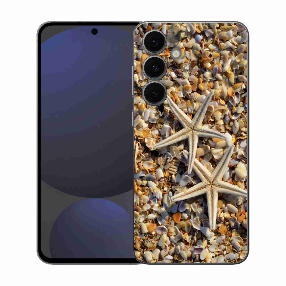 Gelový kryt mmCase na Samsung Galaxy S25 FE - mořské hvězdice