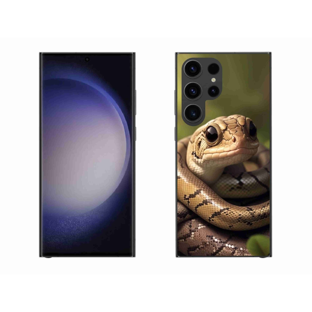 Gelový kryt mmCase na Samsung Galaxy S23 Ultra 5G - had 1