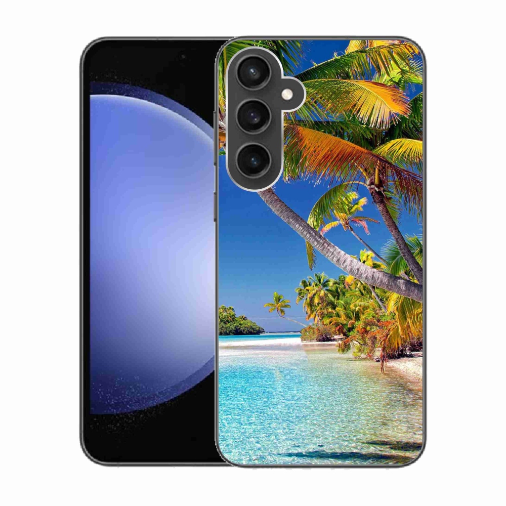 Gelový obal mmCase na Samsung Galaxy S23 FE - mořská pláž