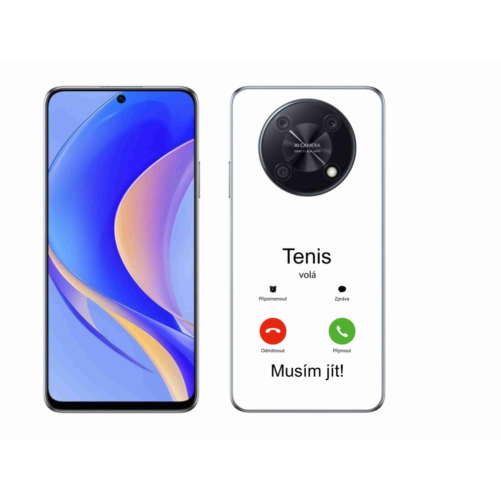 Gelový kryt mmCase na Huawei Nova Y90 - tenis volá bílé pozadí