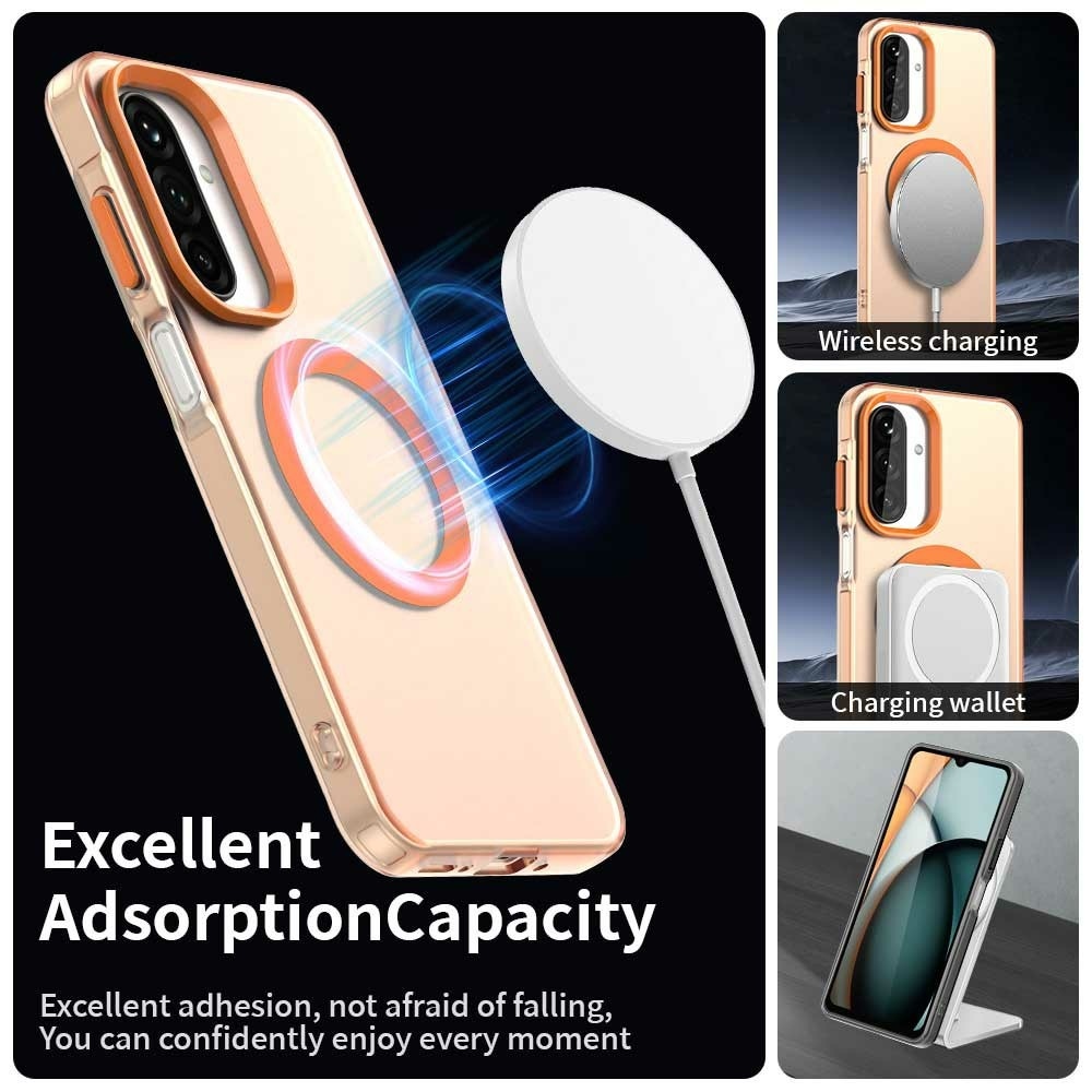 Candy gelový obal s MagSafe na Samsung Galaxy A26 5G - oranžový