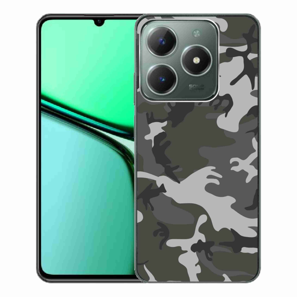 Gelový kryt mmCase na Realme C61 - maskáčový vzor
