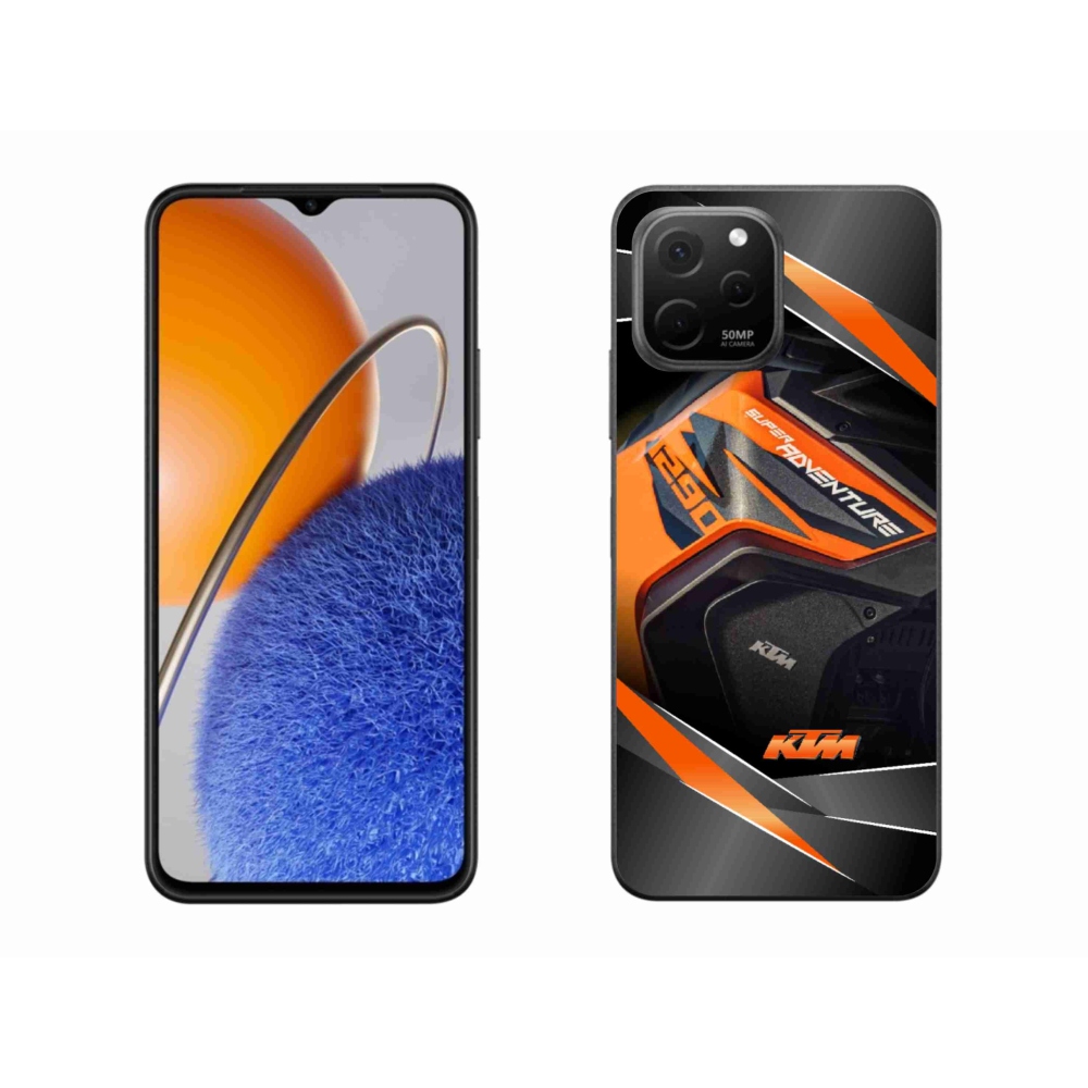 Gelový kryt mmCase na Huawei Nova Y61 - motorka ktm