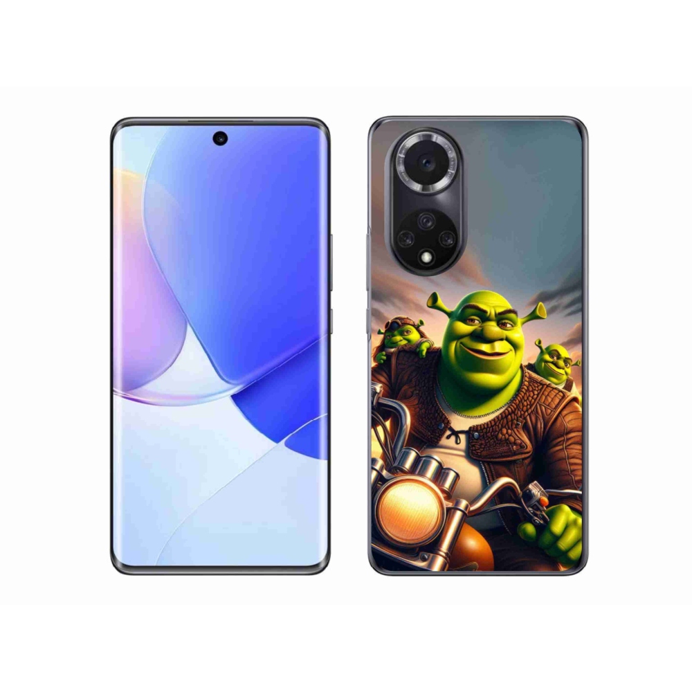 Gelový kryt mmCase na Honor 50 - shrek na motorce