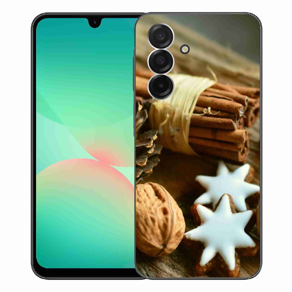 Gelový kryt mmCase na Samsung Galaxy A26 5G - skořice a perníčky