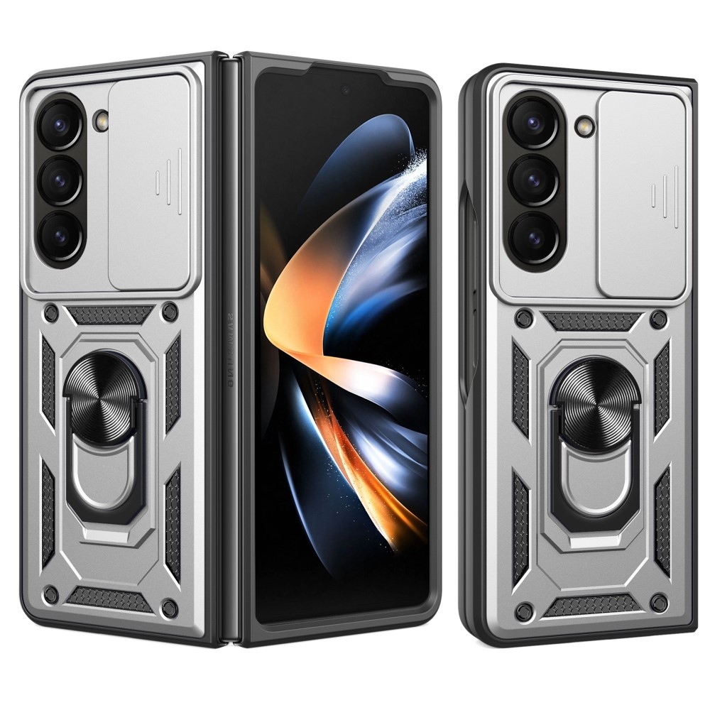 Slide odolný kryt na Samsung Galaxy Z Fold5 5G - stříbrný