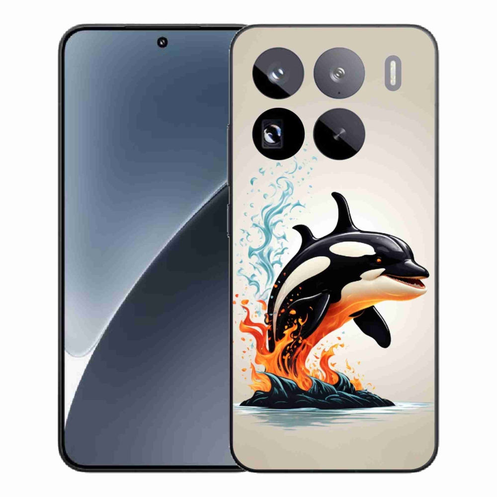 Gelový kryt mmCase na Xiaomi 15 Pro - kosatka