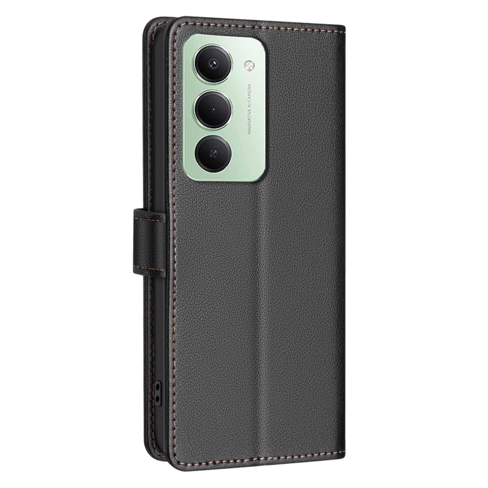 BINFEN knížkové pouzdro na Xiaomi Redmi 15 5G (169mm) - černé