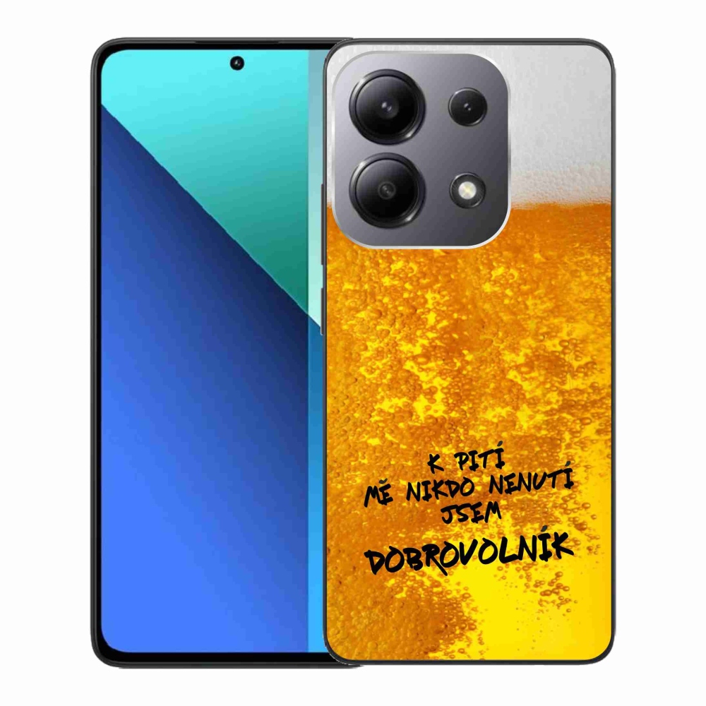 Gelový kryt mmCase na Xiaomi Redmi Note 13 - pivní motiv 4
