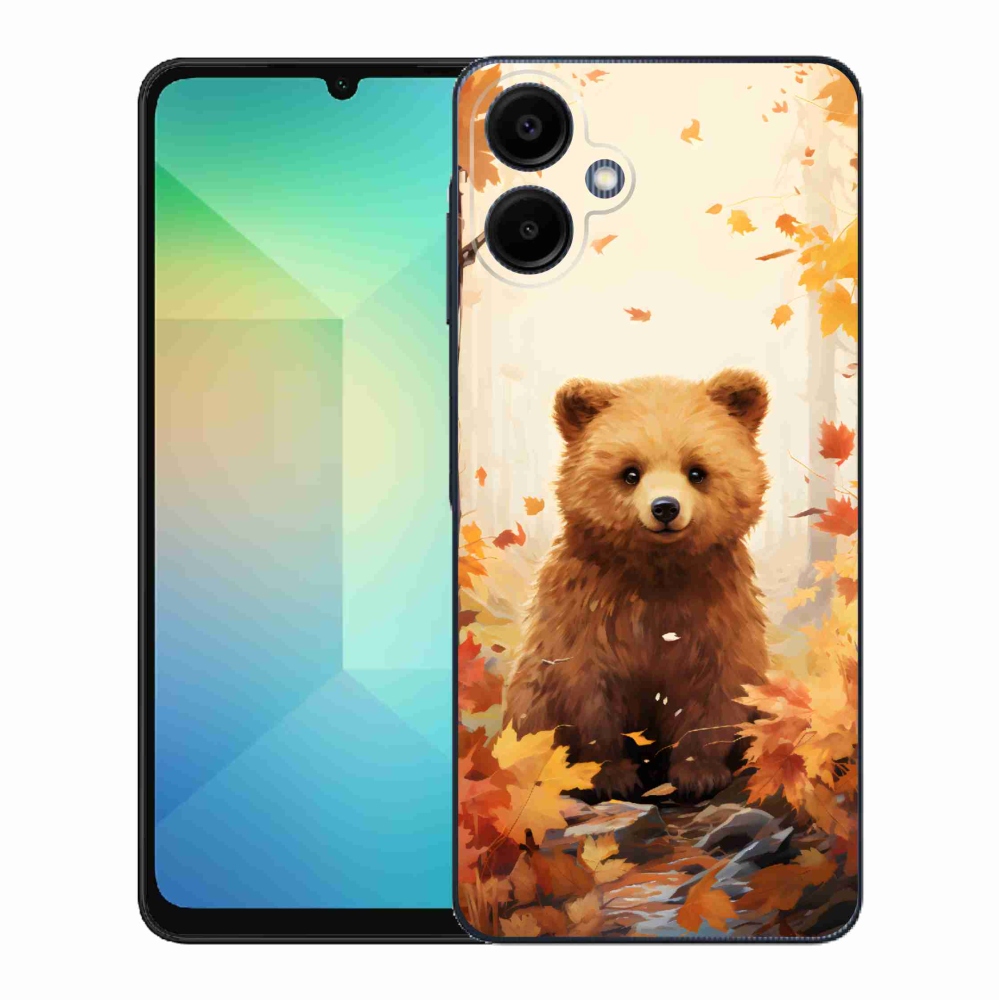Gelový kryt mmCase na Samsung Galaxy A06 4G - medvěd v lese