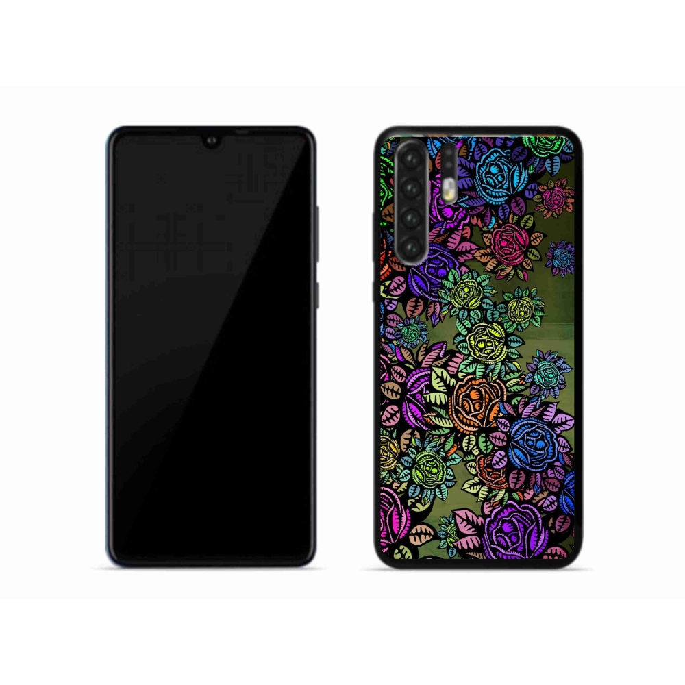 Gelový kryt mmCase na mobil Huawei P30 Pro - květiny 6