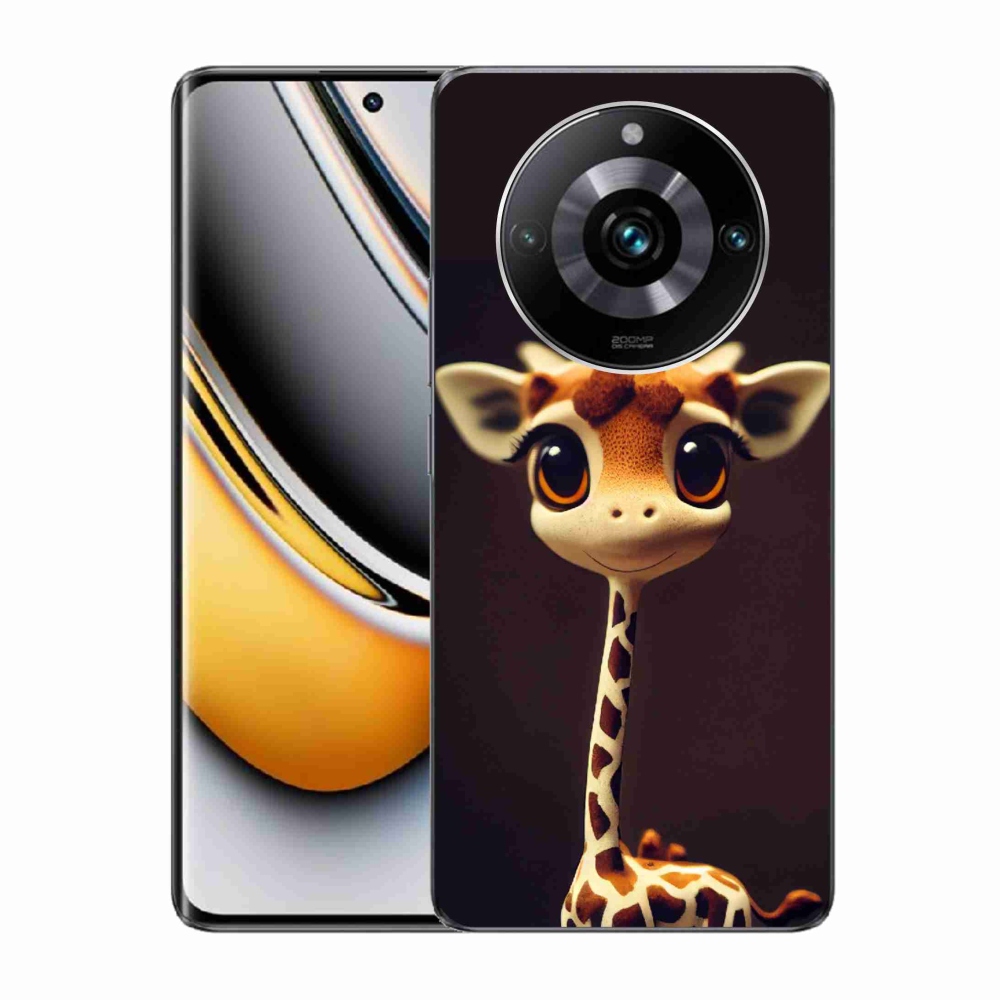 Gelový kryt mmCase na Realme 11 Pro/11 Pro+ - malá žirafa
