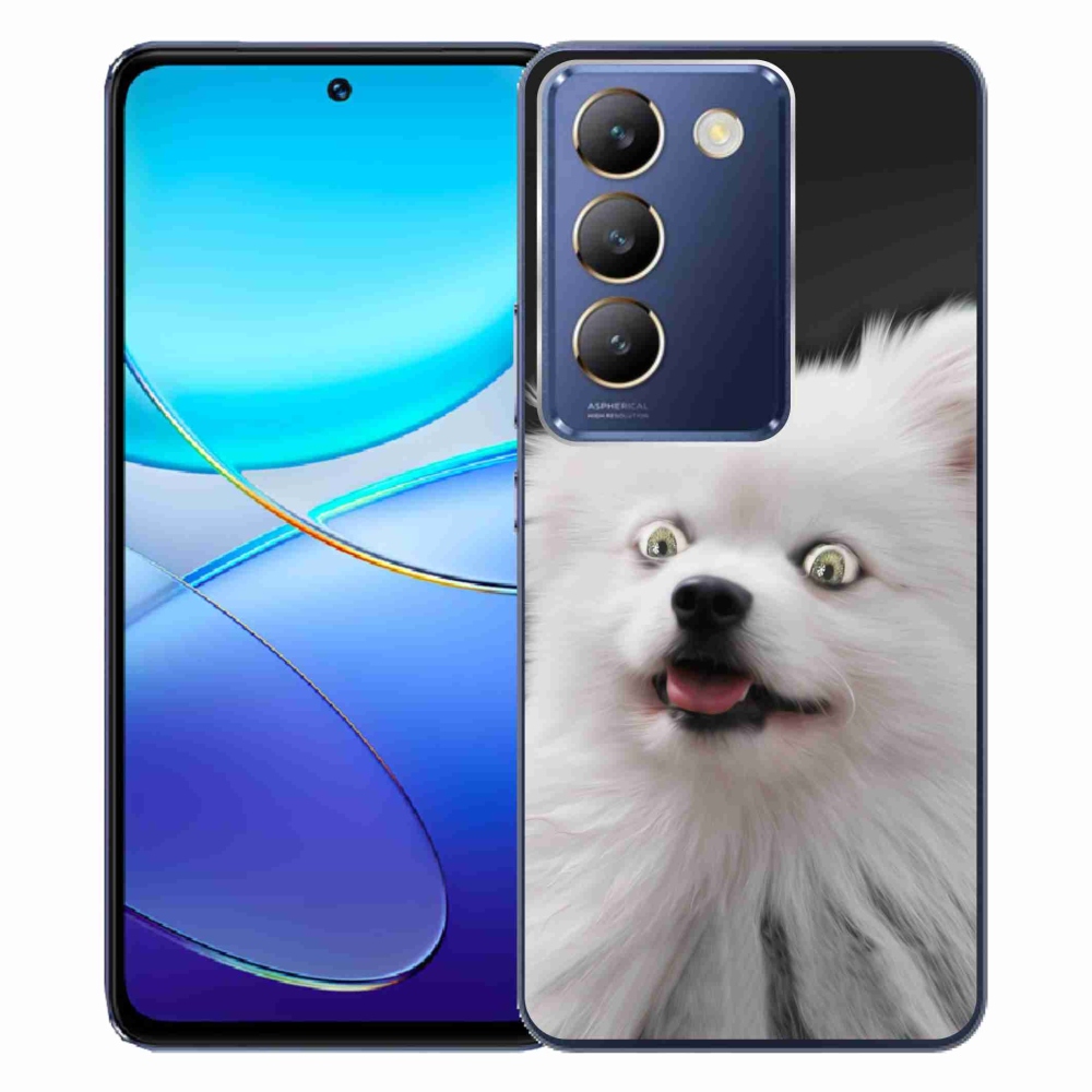 Gelový kryt mmCase na Vivo V40 SE 4G/5G - bílý špic