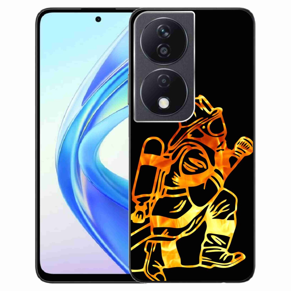 Gelový kryt mmCase na Honor X7b/Honor 90 Smart - hasič 1