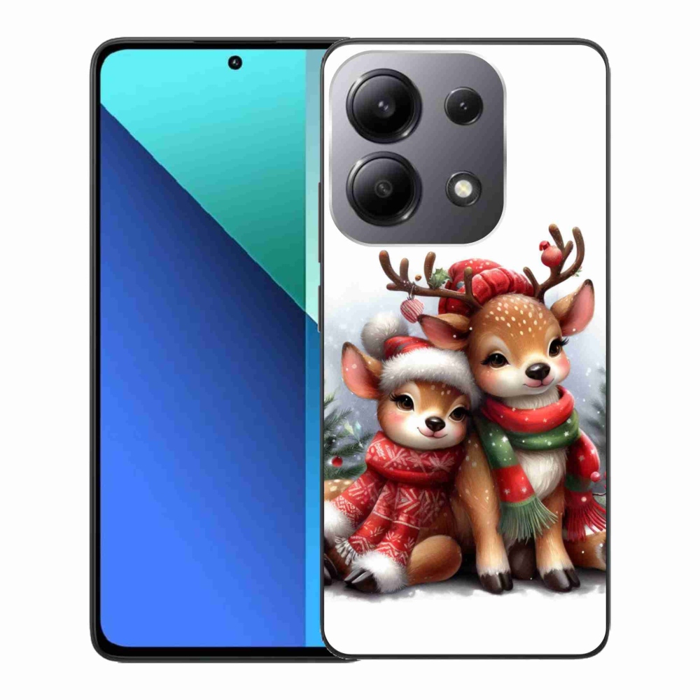 Gelový kryt mmCase na Xiaomi Redmi Note 13 - vánoční sobi