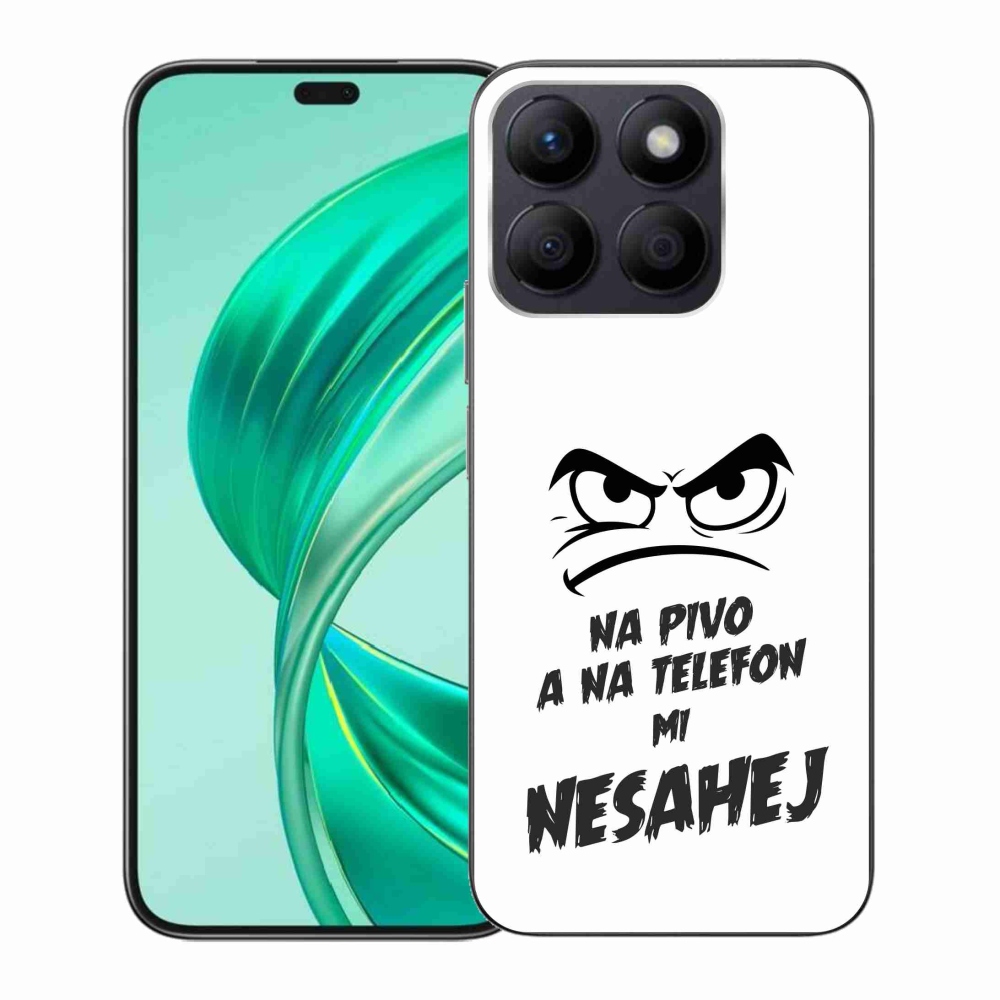 Gelový kryt mmCase na Honor X8b - pivní motiv 2 bílé pozadí