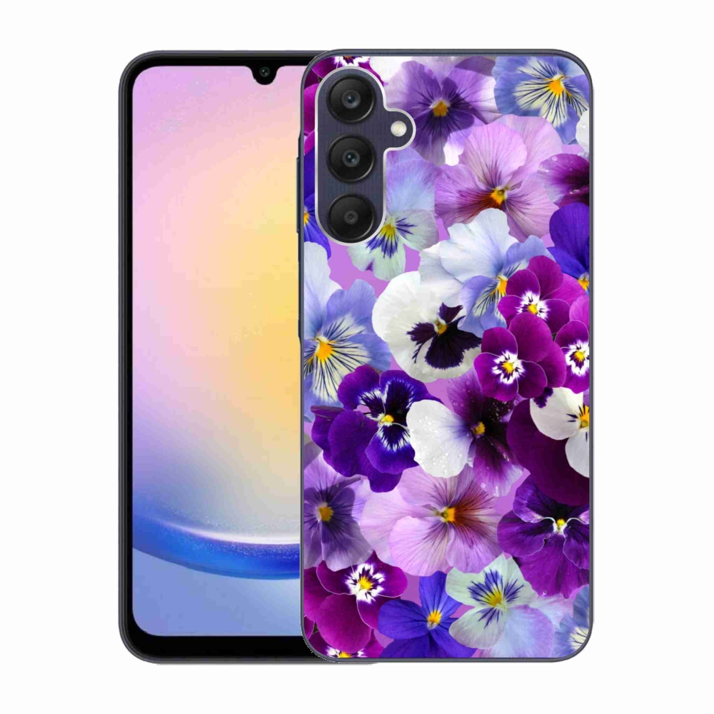 Gelový kryt mmCase na Samsung Galaxy A25 5G - květiny 9