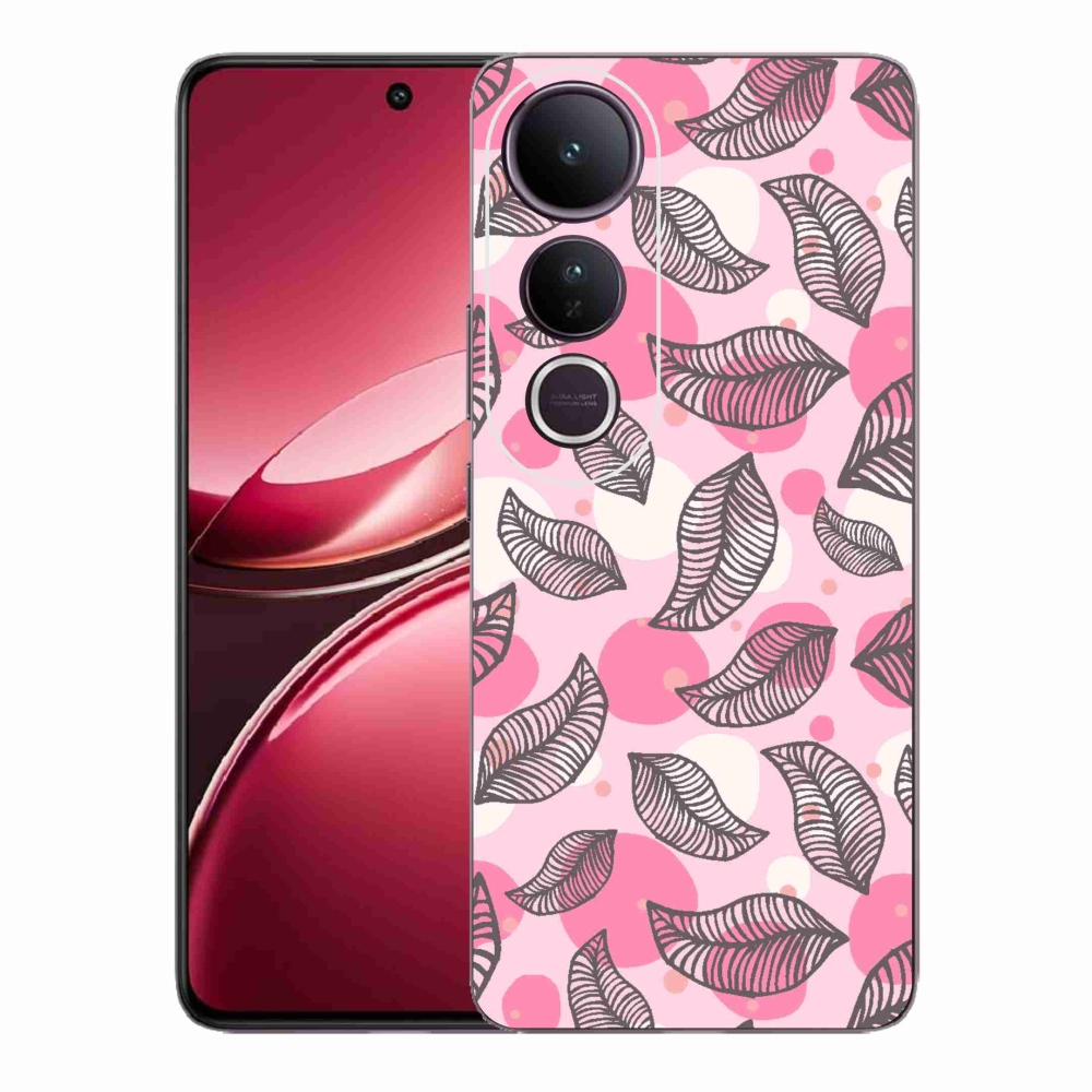 Gelový kryt mmCase na Vivo V50 Lite 4G/5G - kreslené padající listy