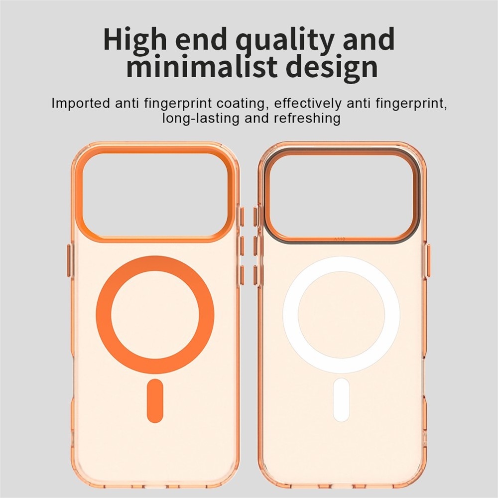 Candy gelový obal s MagSafe na iPhone 17 Pro - oranžový