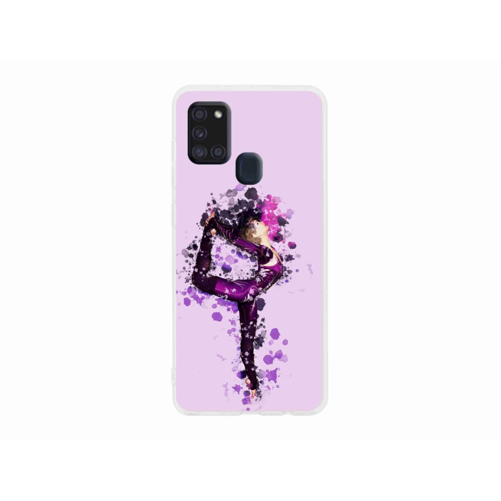 Gelový kryt mmCase na Samsung Galaxy A21s - baletka