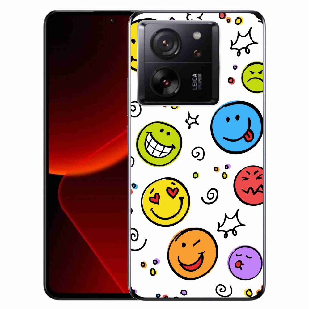 Gelový kryt mmCase na Xiaomi 13T/13T Pro - smajlíci