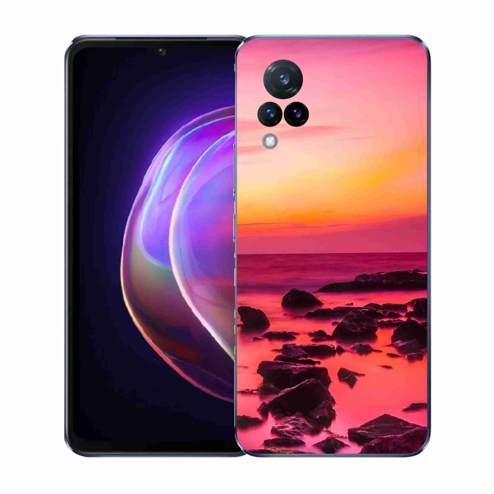 Gelový kryt mmCase na Vivo V21 4G/5G - moře a záře