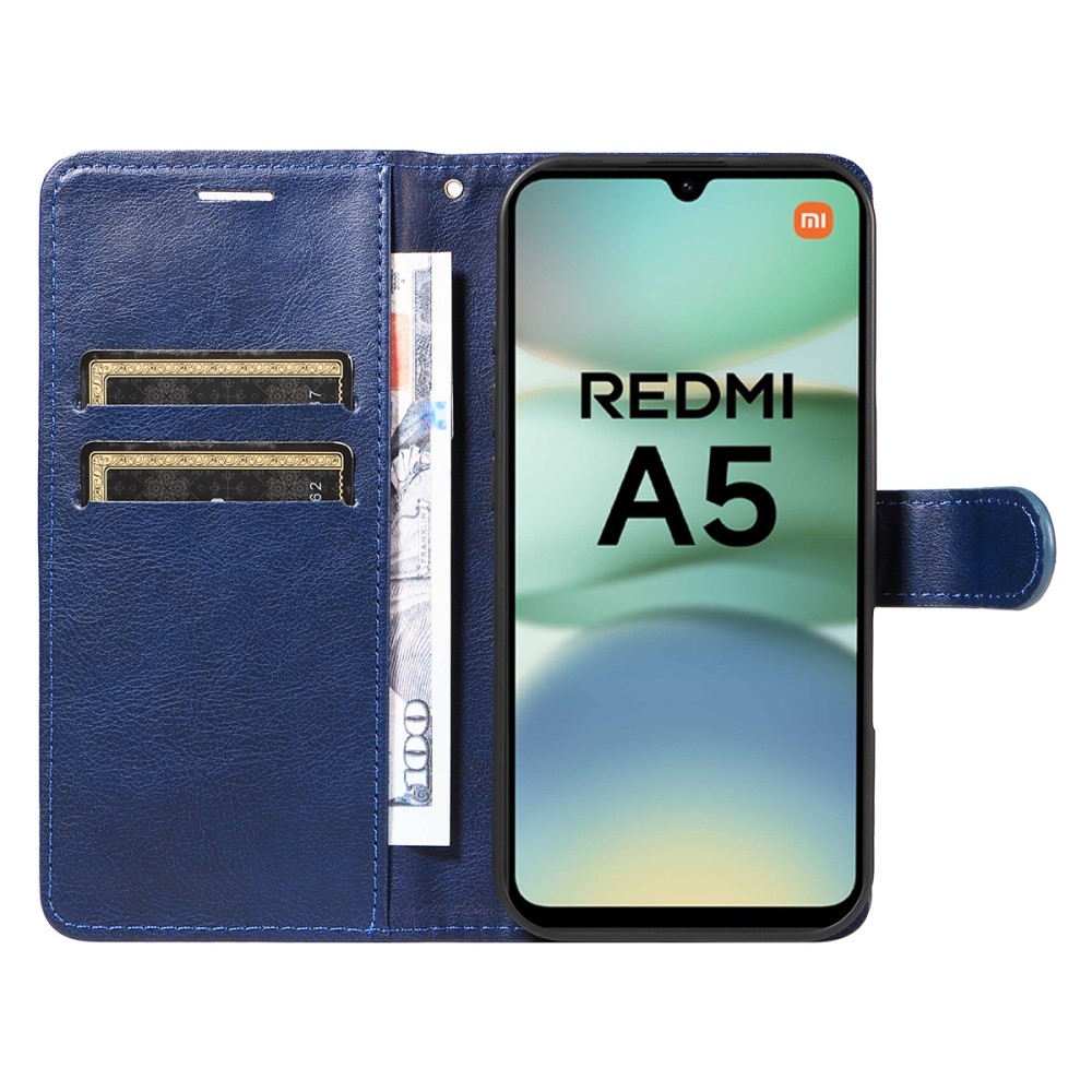 Wallet knížkové pouzdro na Xiaomi Redmi A5 (173.45x79.35x8.45mm) - modré