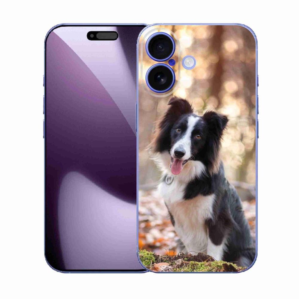 Gelový kryt mmCase na iPhone 17 - border kolie 1