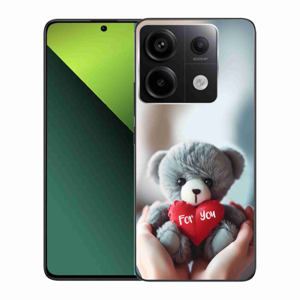 Gelový kryt mmCase na Xiaomi Redmi Note 13 Pro 5G/Poco X6 5G - medvídek pro zamilované