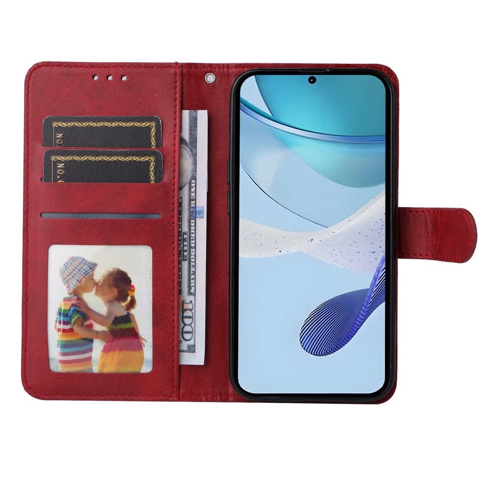 Clots knížkové pouzdro na Realme 14x 5G/Realme C75 - červené