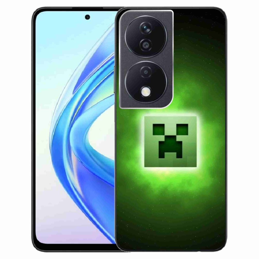 Gelový kryt mmCase na Honor X7b/Honor 90 Smart - minecraft