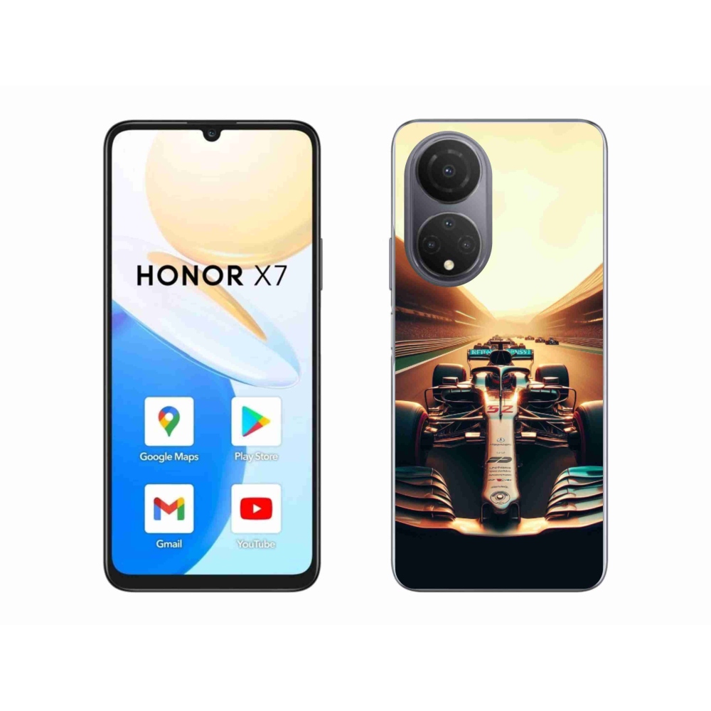Gelový kryt mmCase na Honor X7 - formule 1