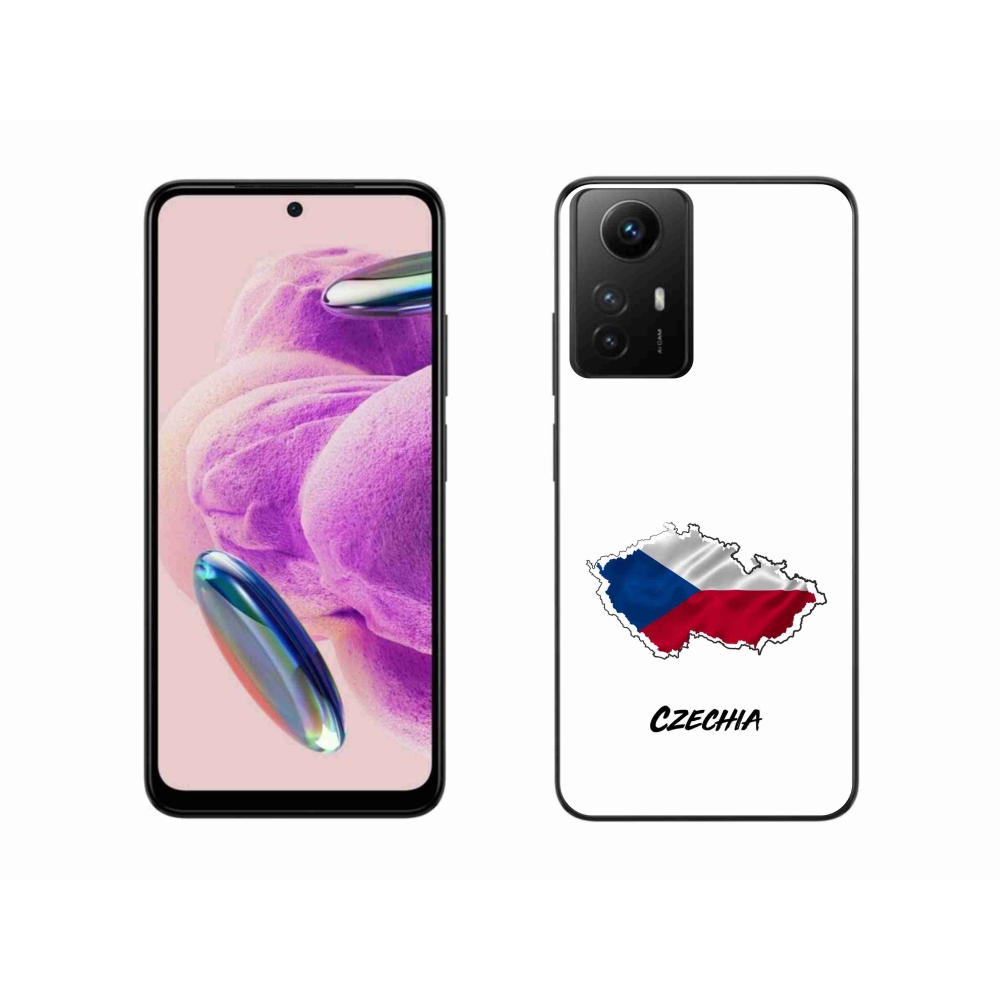 Gelový kryt mmCase na Xiaomi Redmi Note 12S - Czechia bílé pozadí